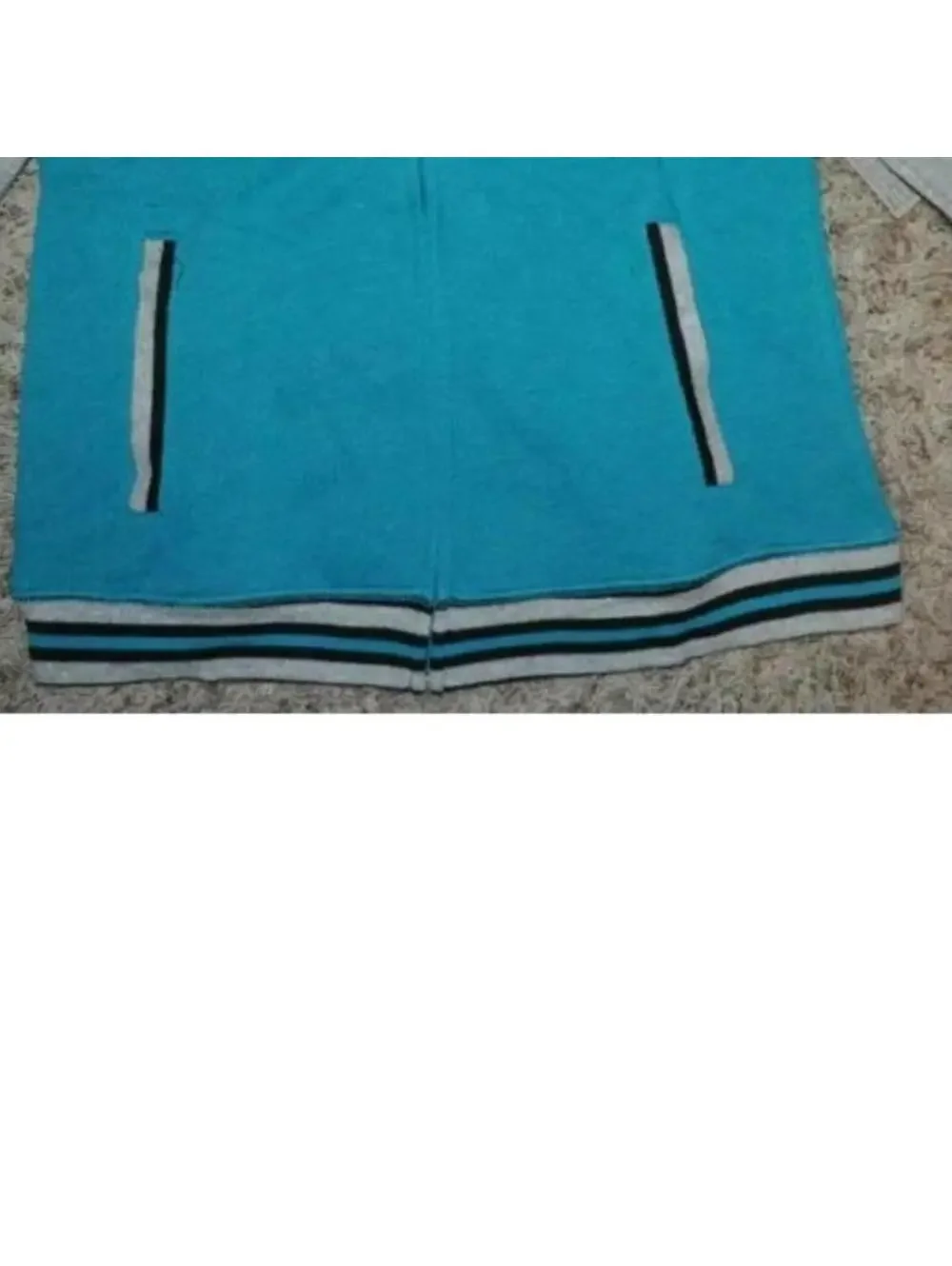CRB Varsity Jacket Girls 14/16 Hooded Fleece Zip Up Glitter Long Sleeve PLUS